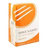 Bear Naked All Natural Oatmeal, Peach and Nut, 8-Count Boxes (Pack of 4)
