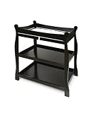 Sleigh Style Changing Table - Black