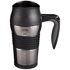 Thermos Nissan 14-Ounce Leak-Proof Travel Mug, Smoke Color