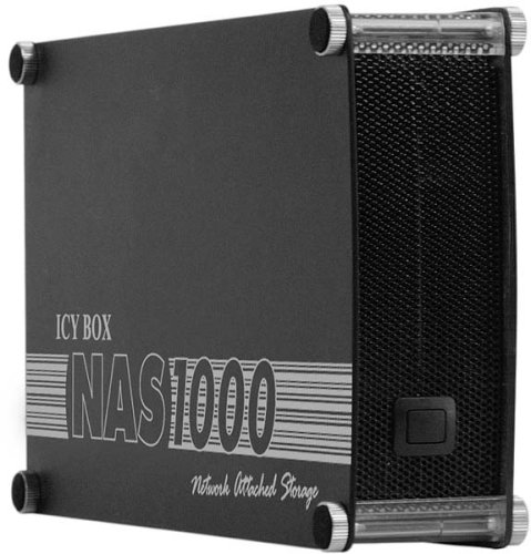 Speicherkarten: RaidSonic IB-NAS1000-B ICY Festplattengeh�use 3.5 Zoll USB 2.0 & Ethernet HDDs schwarz