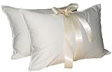 Standard Classic White Goose Down Feather Pillow, Set of two pillows 26 OZ Filled each pillow
