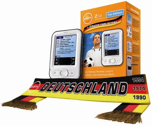 Projektoren: Palm Z22 Handheld PDA WM 2006 Fan-Edition (Bundle mit Deutschlandschal)