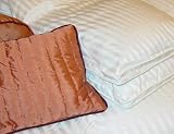 Waterton Queen Imperial 740 TC Silk/Cotton 700 FP White Goose Down Comforter for Year Round Comfort
