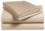 Pinzon 500-Thread-Count Wrinkle Guard Standard Pillowcase Pair, Taupe