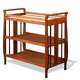 Sleigh Change Table In Cognac
