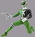 Power Rangers Space Patrol Delta - 32cm Talking Power Rangers - Green
