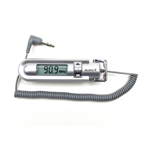 Elektronik und Foto: AudiaX DGT 202 FM Transmitter silber
