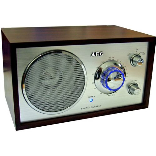 Elektronik und Foto: AEG Design- Retro Radio MR4101im Holzdesign