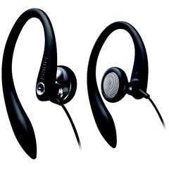 Philips SHS3200/37 Flexible Earhook with Bud (Black)