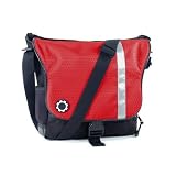 ComfortGear Stripe Sport Diaper Bag Messenger in Red