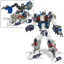 Transformers Cybertron Leader Metroplex with Drillbit