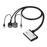 REX-220CUD PC自動切替器USBケーブル一体型DVI