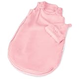 Beddiebye Luxe Zip Around Wearable Blanket And Sleep Cap In Luxurious Double Sided Pink Velboa