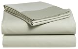 Pinzon 500-Thread-Count Sateen Queen Sheet Set, Sage Green