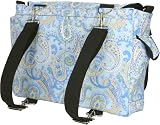 Jessica Messenger Backpack Blue Paisley