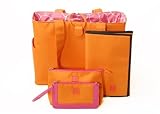 Jp Lizzy Giraffe Tote Set, Orange