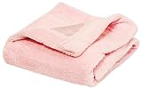 Elegant Baby Microfiber Security Blankie, Silky Satin Back 20" X 20" Pink