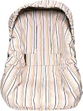 Infant Seat Cover-Mocha Stripe