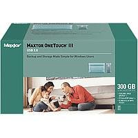 MP3 Player: Maxtor Festplatte extern ONETOUCH III 300 GB USB 2.0