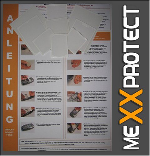 Zubeh&ouml;r: 6 x MEXXPROTECT UltraClear DISPLAYSCHUTZFOLIE f�r Medion MD 96710, MD 96740, PDA