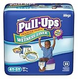 Pull-Ups Training Pants with Wetness Liner for Boys, 4T-5T, Mega Pack (33 Training Pants) (Pack of 2)