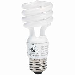 Globe 4860201 13-Watt Ultra-Mini Compact Fluorescent Spiral Bulb (60-Watt Incandescent Equivalent), Soft White, 4-Pack