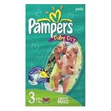 Pampers Baby Dry Diapers Sesame Street, Size 3 - 16 To 28 lbs(7-13 kg), Jumbo Pack - 40 diapers / pack, 4packs