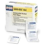 PDI Sani-Dex Alc Antimicrobial Alcohol Gel Hand Wipes, 1000 Individual Packets
