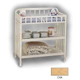 Contemporary Changing Table by Angel Line Finish: Oak