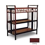 Sleigh Changing Table by Angel Line Finish: Cherry