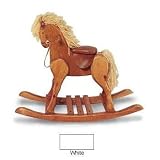 Derby Rocking Horse by Angel Line Finish: White