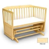 Angel Line Gliding Cradle/Loveseat (Round Spindle Version) Finish: Natural