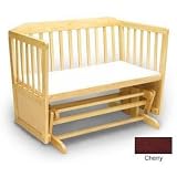 Angel Line Gliding Cradle/Loveseat (Round Spindle Version) Finish: Cherry