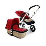 Bugaboo Cameleon Complete Stroller (Sand Base, Red Fabric)