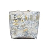 Hottie Tottie Blue Toile Canvas Diaper Tote