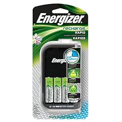 Energizer Rechargeable 15 Minute Charger , 1 charger, includes 2 AA and 2 AAA along with a car adapter