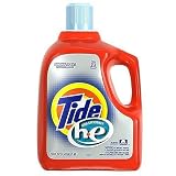 Tide HE Detergent for High Efficiency Washers, Liquid, Original Scent, 52-Load Bottles (Pack of 2)