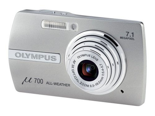 DVD Player: Olympus �-Digital 700 Digitalkamera (7 Megapixel) silber inkl. 256MB xD-Karte
