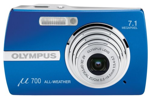 DVD Player: Olympus �-Digital 700 Digitalkamera (7 Megapixel) blau inkl. 256MB xD-Karte