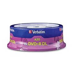 Verbatim 95310 8.5 GB 2.4X Dual-Layer DVD+R, 20-Disc Spindle