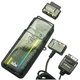RIX 繰り返し充電器とコード付 AU対応 (ブラック) RX-JUK491A
