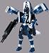 Power Rangers Space Patrol Delta - 18cm Delta Morphin Power Ranger - Blue