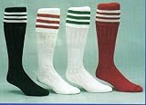 Nylon soccer sock with 3 stripes in the cuff, Adult.