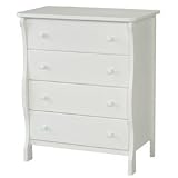 Ellis 4 Drawer Dresser - White