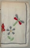 Secret Garden Chenille Blanket with applique