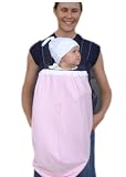 Kiley Madison Ki Kover, Baby Carrier Cover With Hat, Cotton Knit, 1, Pink