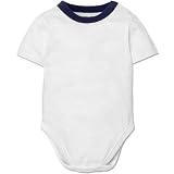 short-sleeved ringer bodysuit