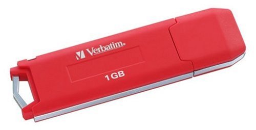 Verst&auml;rker und Receiver: Verbatim Standard Red 1GB USB-Speicher 2.0 (New Design) (Retailverpackung)