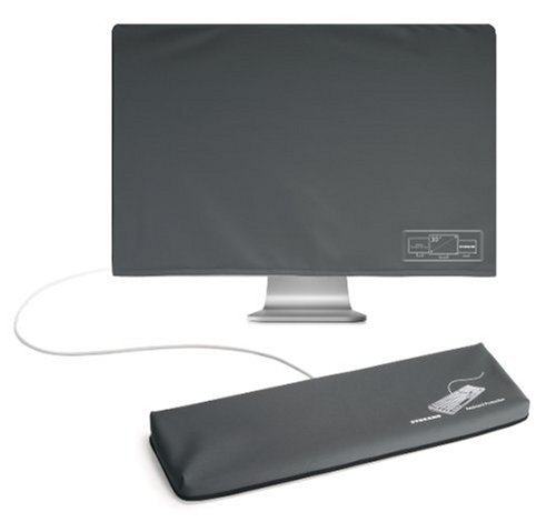 TV Ger&auml;te: Tucano Cappuccio Schutzhaubenset f�r Apple Cinema Display 30" und Tastatur grau