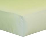 Celery 100% Cotton Percale Crib Sheet
